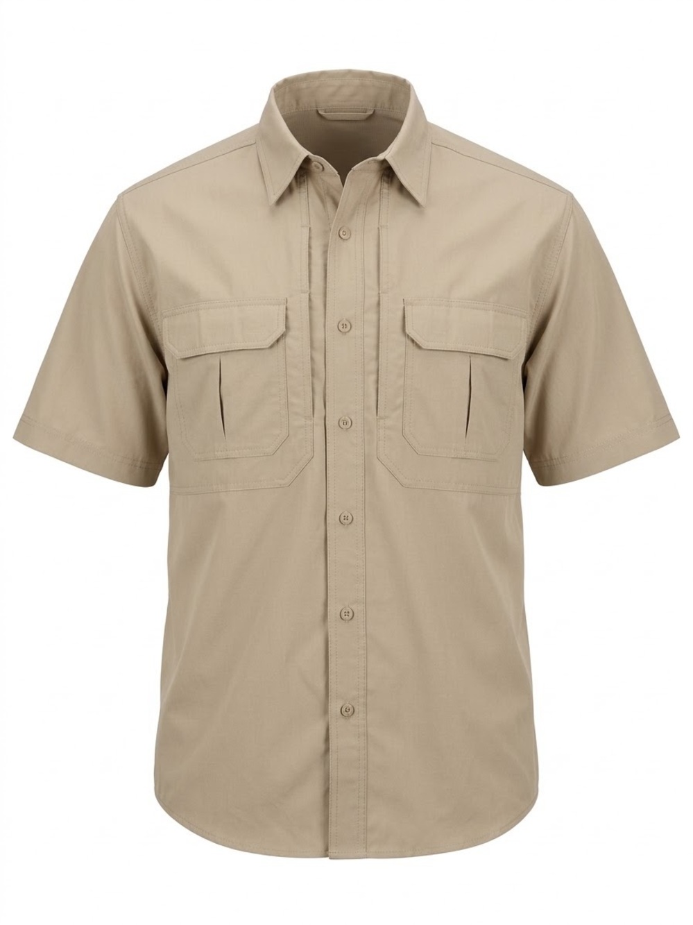 5.11 Tactical sand color vented button up short sleeve collared shirt men’s XL